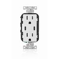 Ezgeneration 15 amps 125V 5-15 R Duplex & Type C White Outlet & USB Charger, White EZ2184837